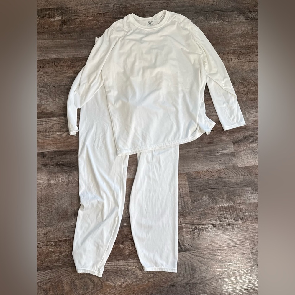 Patagonia Capilene Men’s Base Layer Set White Size XL Vintage